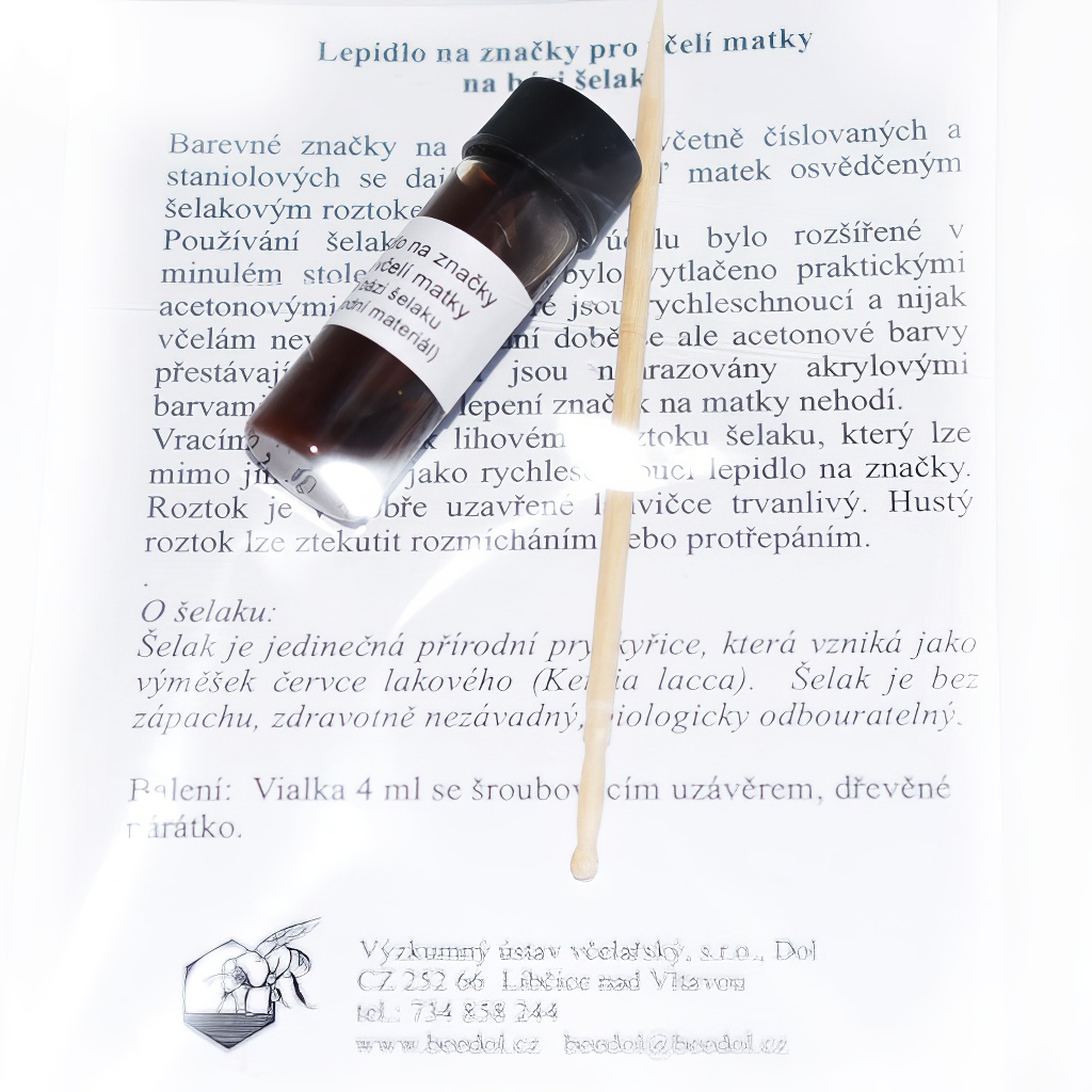 Colle pour marquer les reines - Shellac
